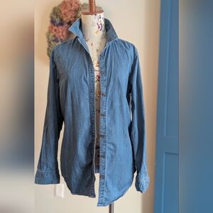 Banana Republic Blue Denim Shirt